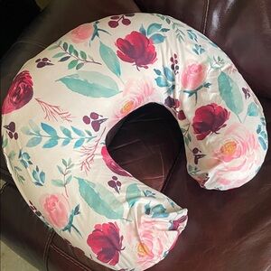 Floral Patterned boppy pillow for baby/ nursing pillow